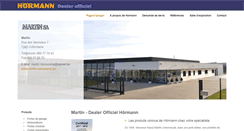 Desktop Screenshot of menuiseriemartin.hormanndealer.be