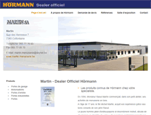 Tablet Screenshot of menuiseriemartin.hormanndealer.be