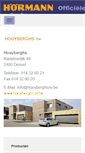 Mobile Screenshot of hooyberghs.hormanndealer.be