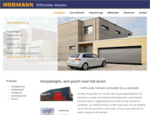 Tablet Screenshot of hooyberghs.hormanndealer.be
